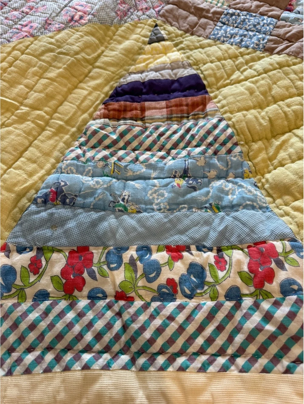 Vintage/ Antique String Star Quilt size 60x76